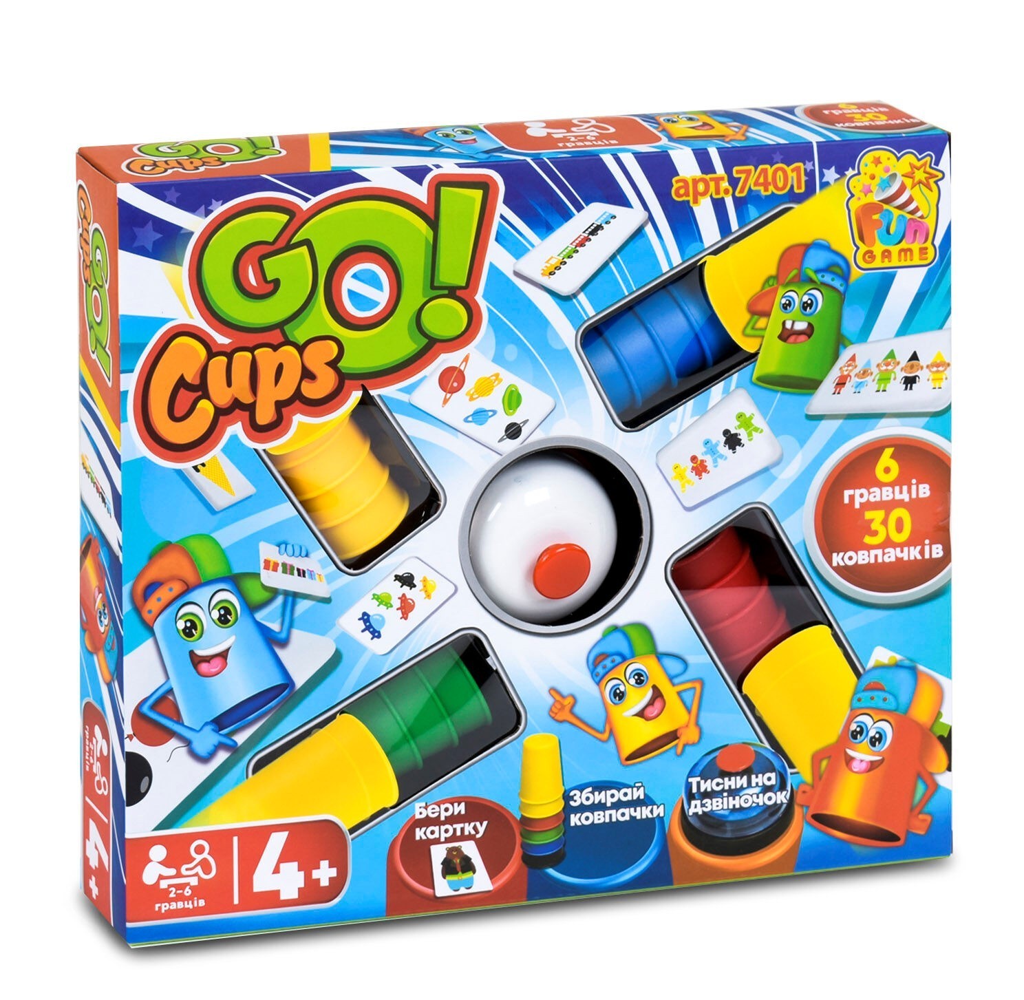 

Настольная развлекательная игра Go Cups 7401 Fun Game