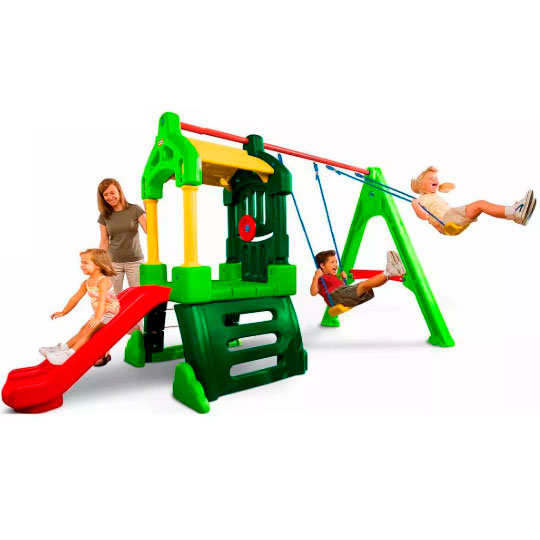 

Игровой детский комплекс с горкой и качелей Суперплощадка Little Tikes 29836-BR-1379