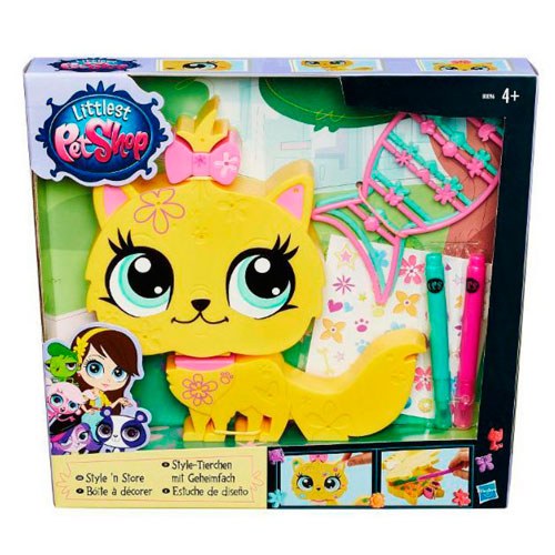 

Игровой набор Укрась зверюшку Кошечка Littlest Pet Shop Hasbro 29809-BR-1477