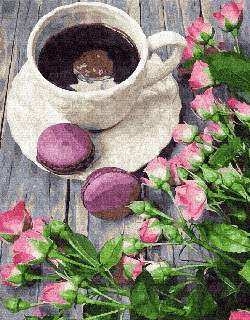 

Картина по номерам "Кофе со вкусом весны" BrushMe холст на подрамнике 40x50см PGX30990