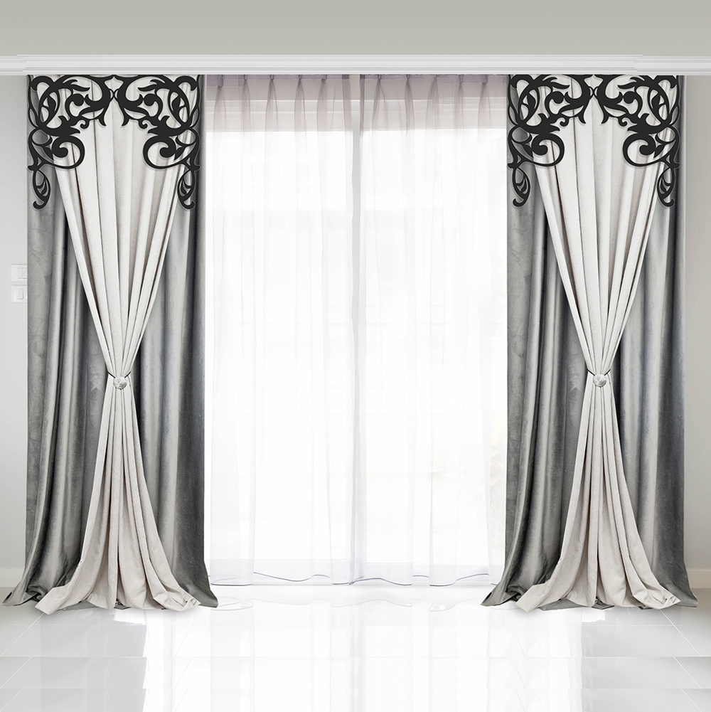 

Ажурный ламбрекен Adagio Windows Decor АШ003 Аксессуары для штор 75х70см