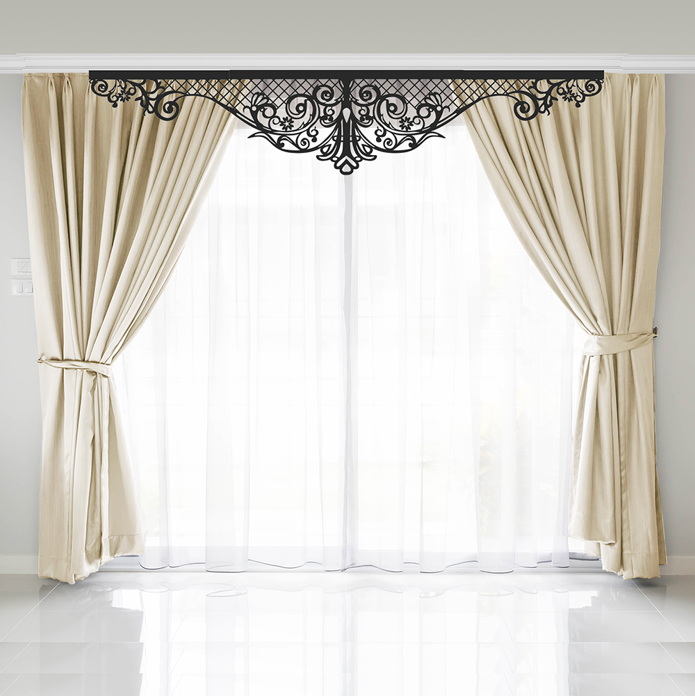 

Ажурный ламбрекен для современного декора Adagio Windows Decor ZА007 200х60 cм