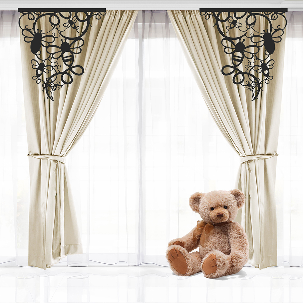 

Детский ажурный ламбрекен Adagio Windows Decor ДА004 Улей 70х74см