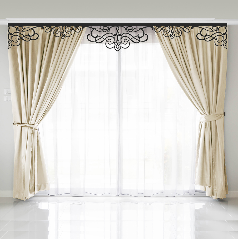 

Ажурный лазерный ламбрекен Adagio Windows Decor АА20 для декора карниза 300х38.3см