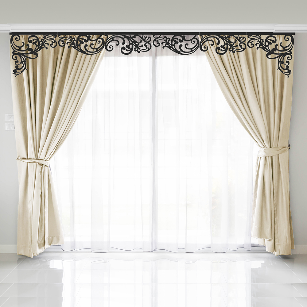 

Ажурный лазерный ламбрекен Adagio Windows Decor АА24 для декора карниза 300х48см