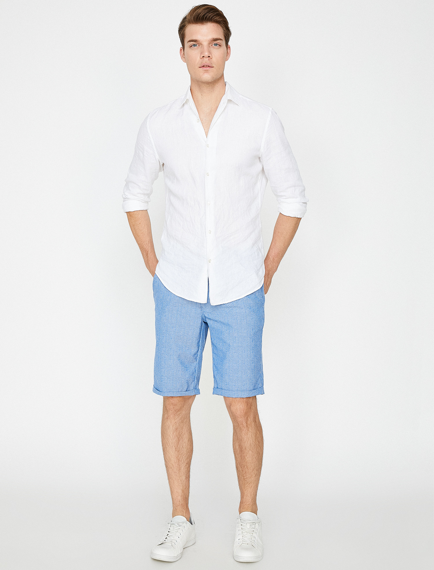 

Шорты Koton 8YAM41284BW-01J 40 Blue Stripe