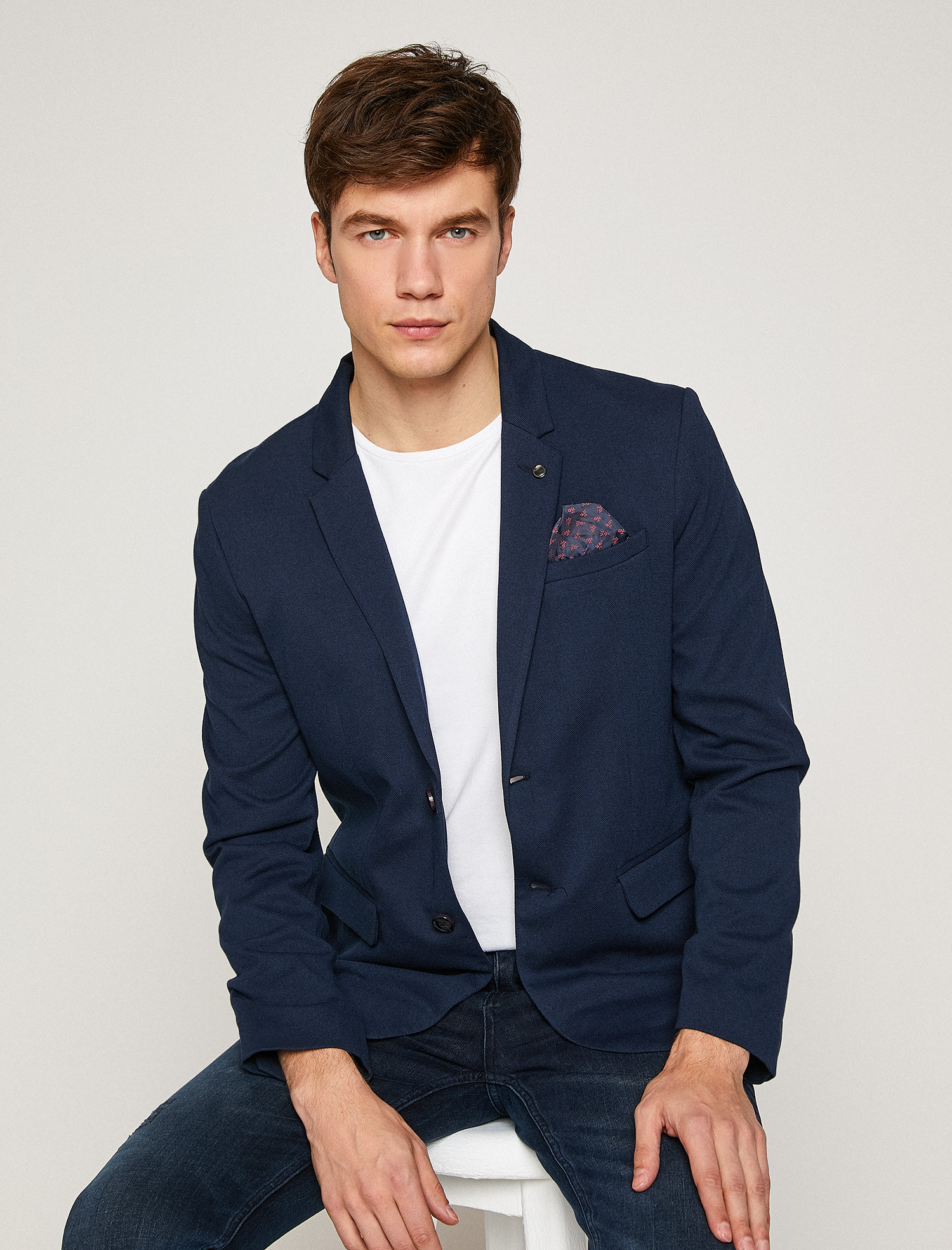

Пиджак Koton 8YAM59210VK-606 54 Blue