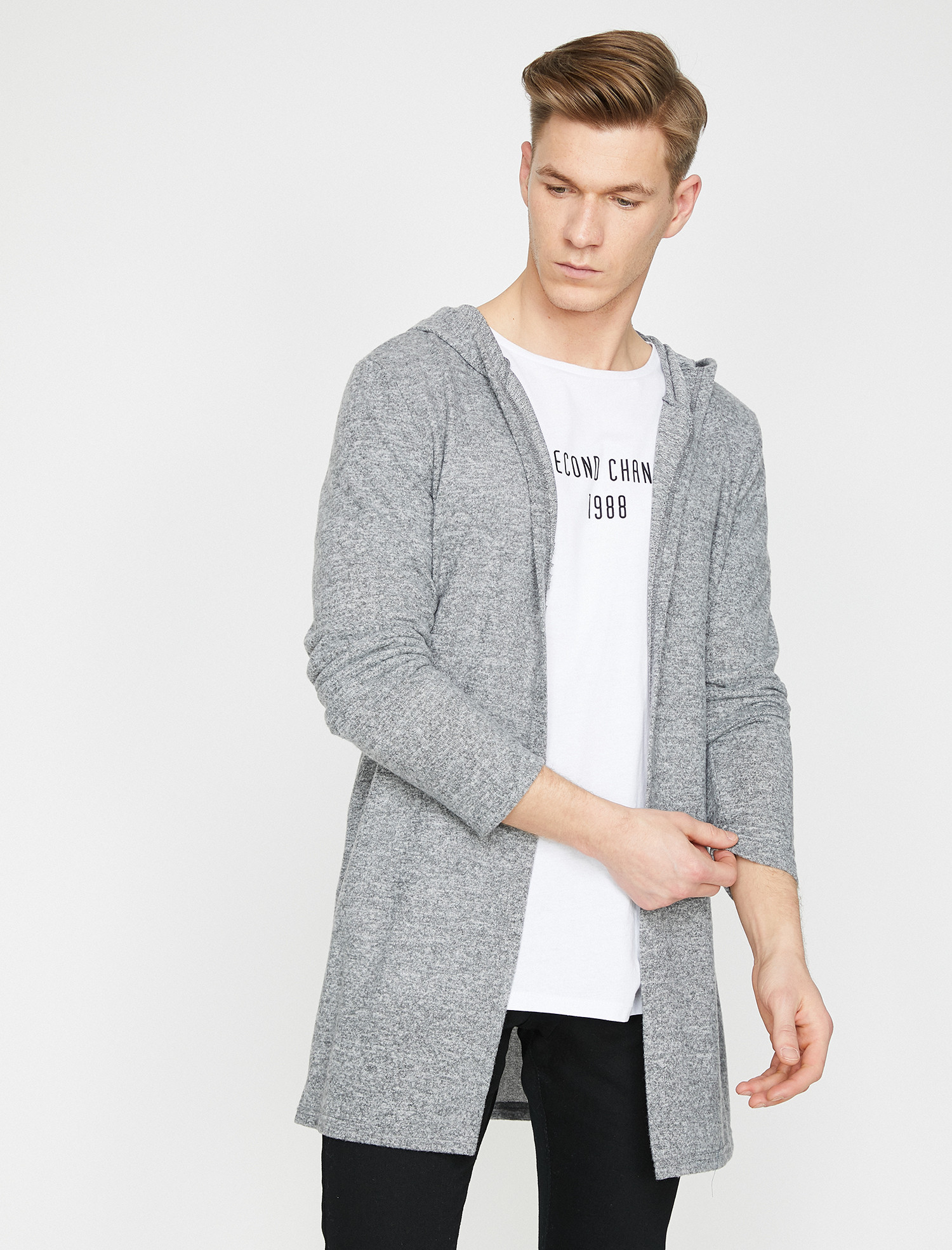 

Кардиган Koton 9KAM81003NK-023 M Grey