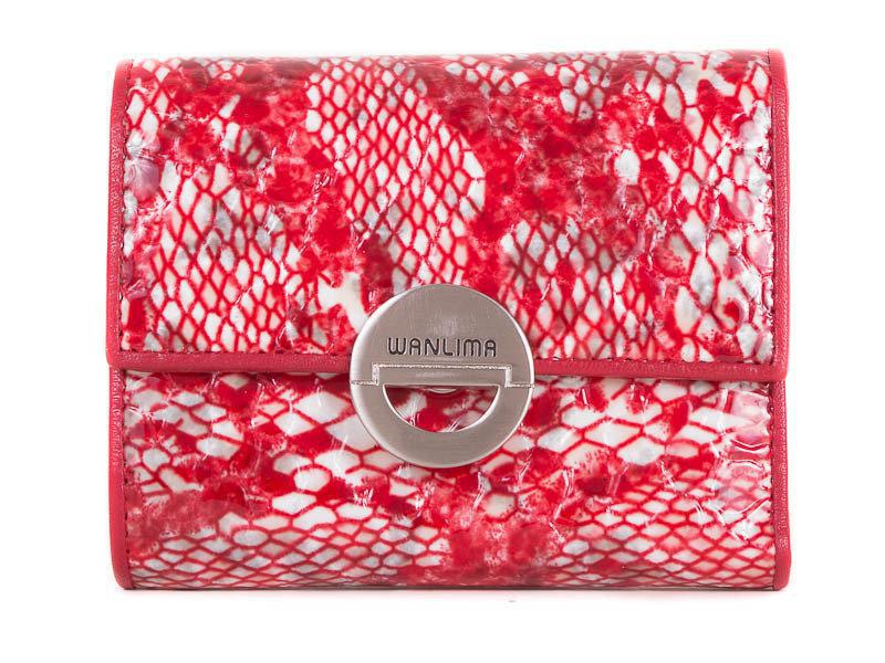 

Женский кожаный кошелёк Wanlima w11045340663b2 Red White