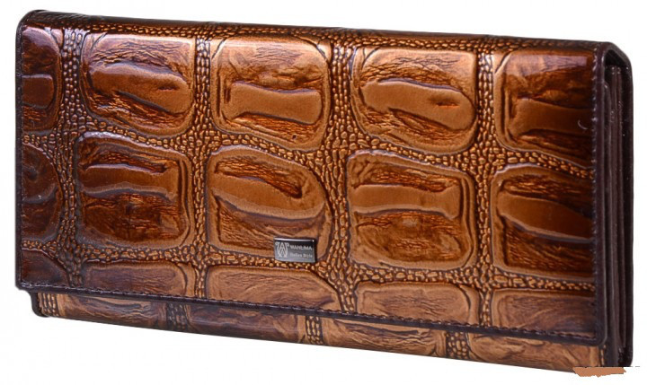 

Женский кожаный кошелёк Wanlima w81042340041b1 Coffee