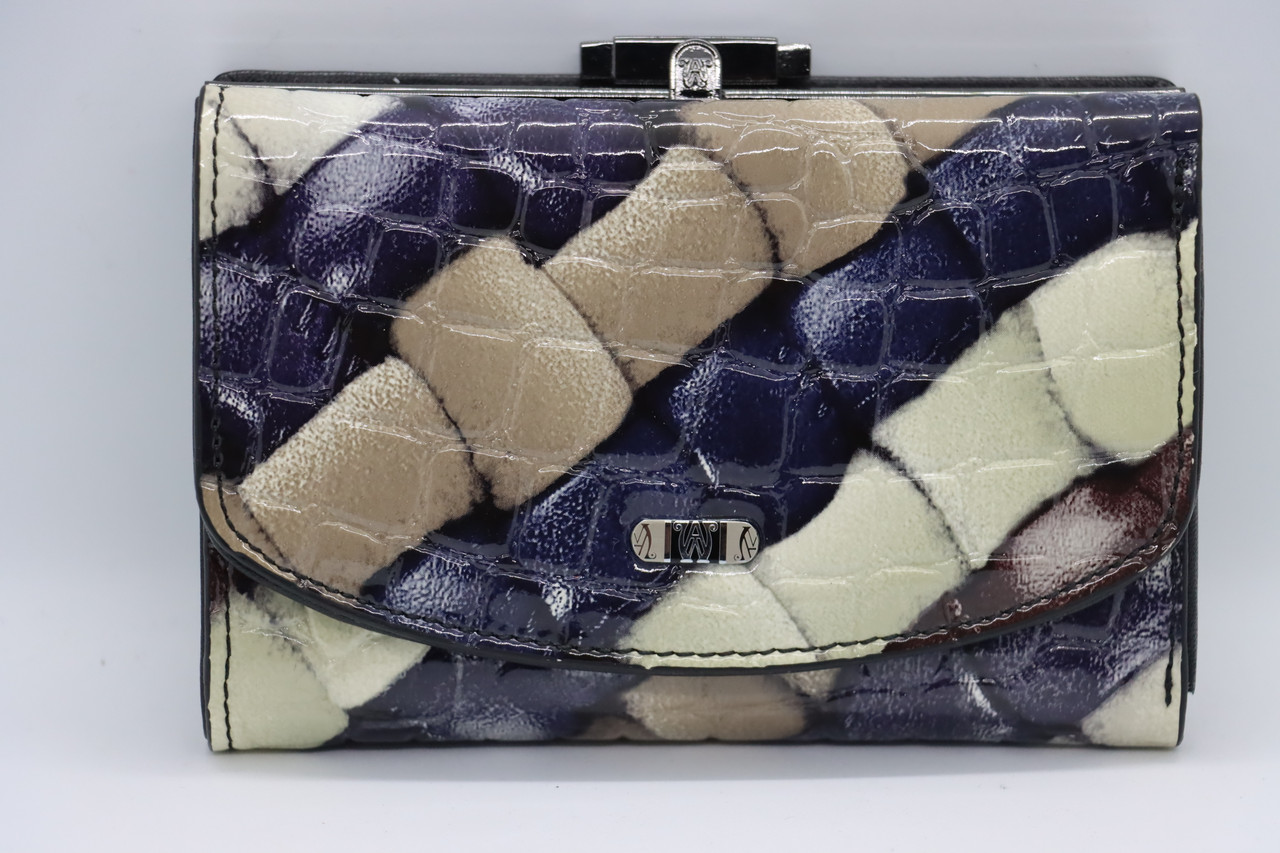 

Женский кожаный кошелёк Wanlima w31411750473y1 Dark Blue