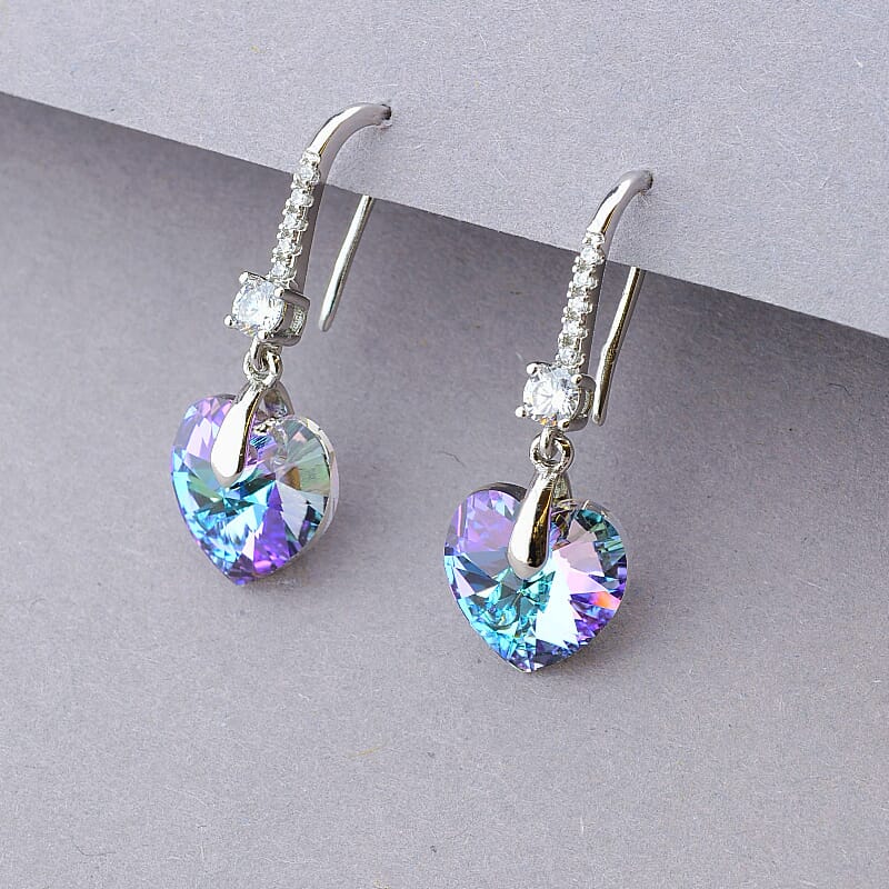 

Серьги в форме сердца Xuping Swarovski 100055