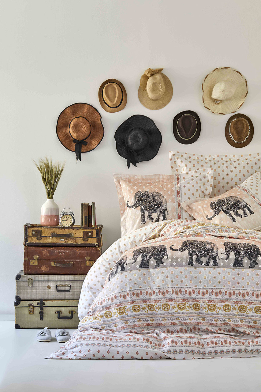 

Постельное белье Karaca Home ранфорс - Sandy blush 2019-2 полуторное