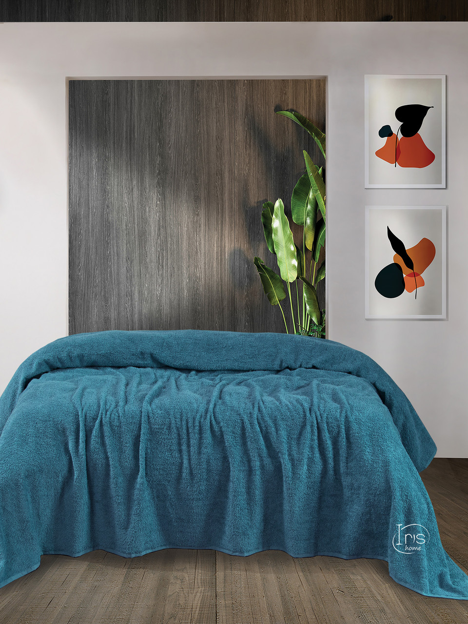 

Простынь Iris Home махровая - Mavi 155*220