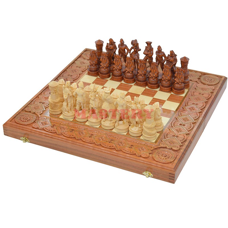

Шахматы Пираты Карибского моря. 50х50 см. Медь 31516