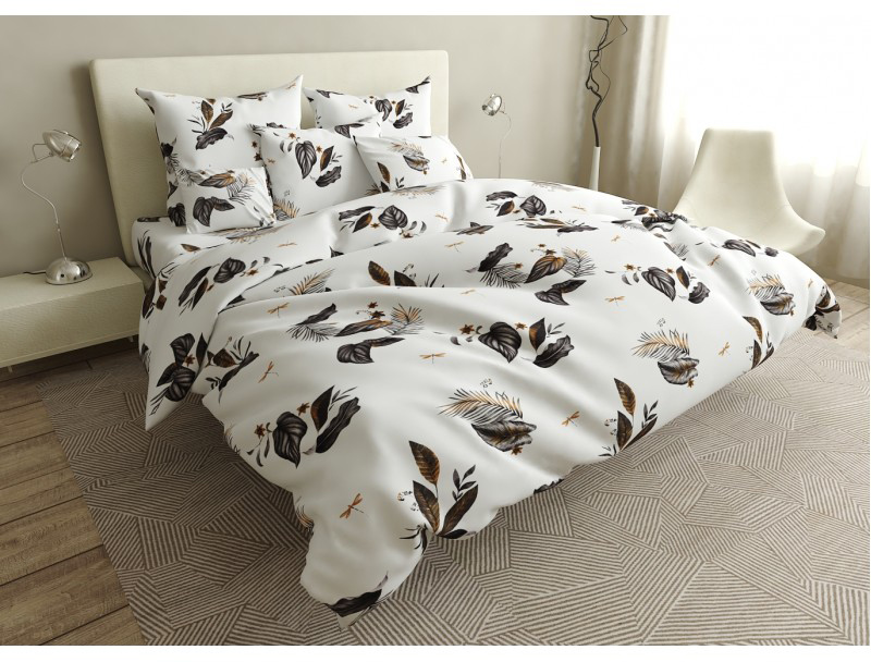 

Комплект постельного белья SoundSleep Brown leaves бязь 160х220