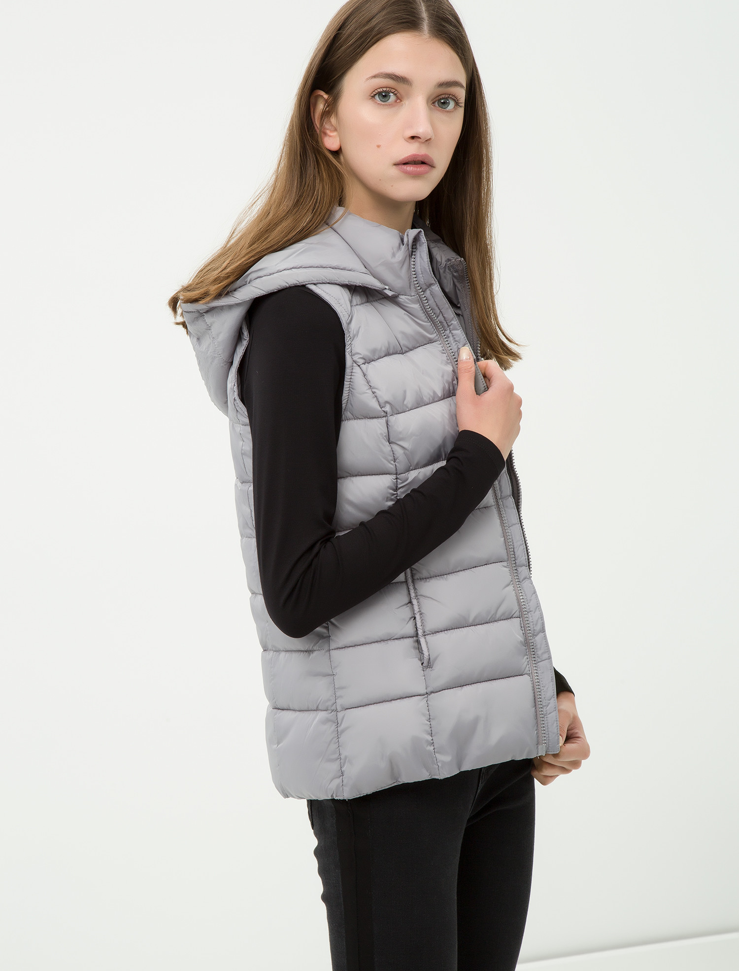 

Жилет теплый Koton 7KAK32885YW 34 Grey