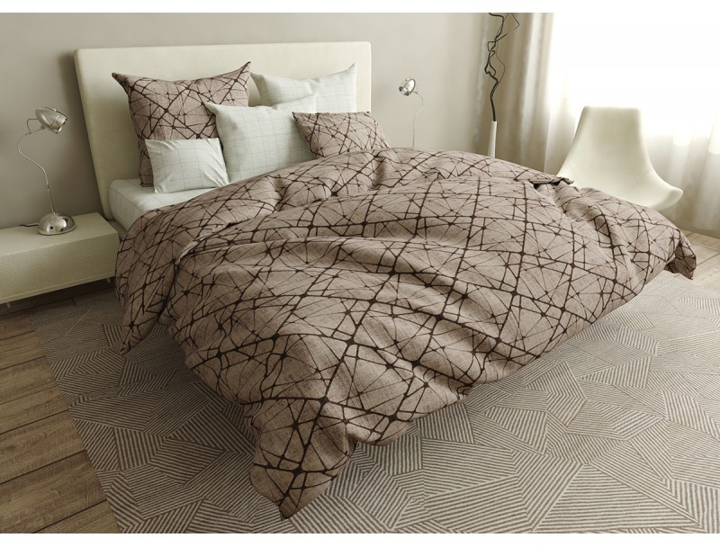 

Комплект постельного белья SoundSleep Squares бязь 175х205