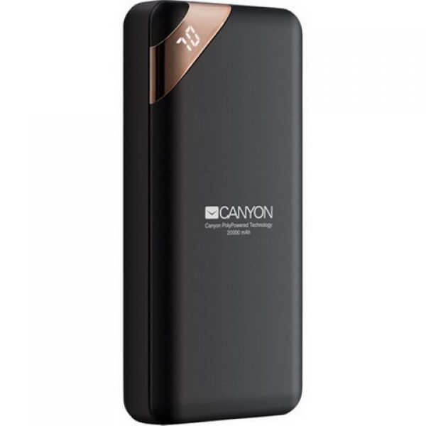 

Универсальная мобильная батарея Canyon 20000mAh Black (CNE-CPBP20B)