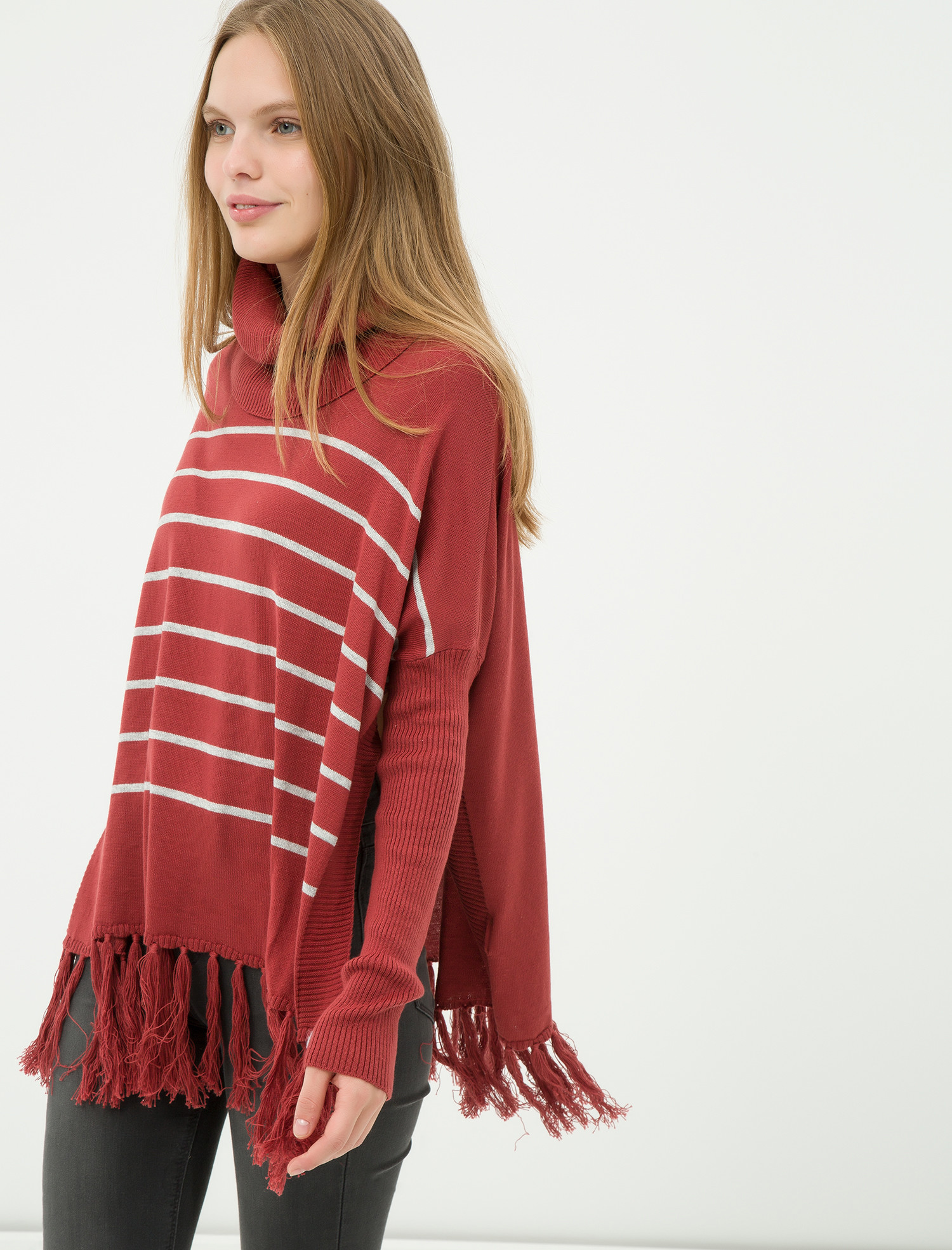 

Свитер Koton 7KAL96032OT  Bordeux Stripe, Свитер Koton 7KAL96032OT L Bordeux Stripe