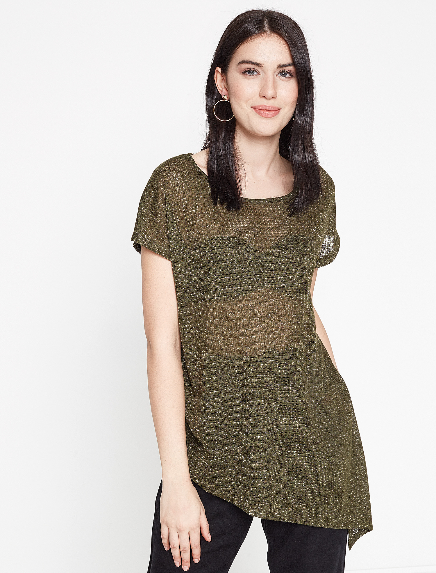 

Футболка Koton 7YAB17052ZK  D.Khaki, Футболка Koton 7YAB17052ZK 3XL D.Khaki