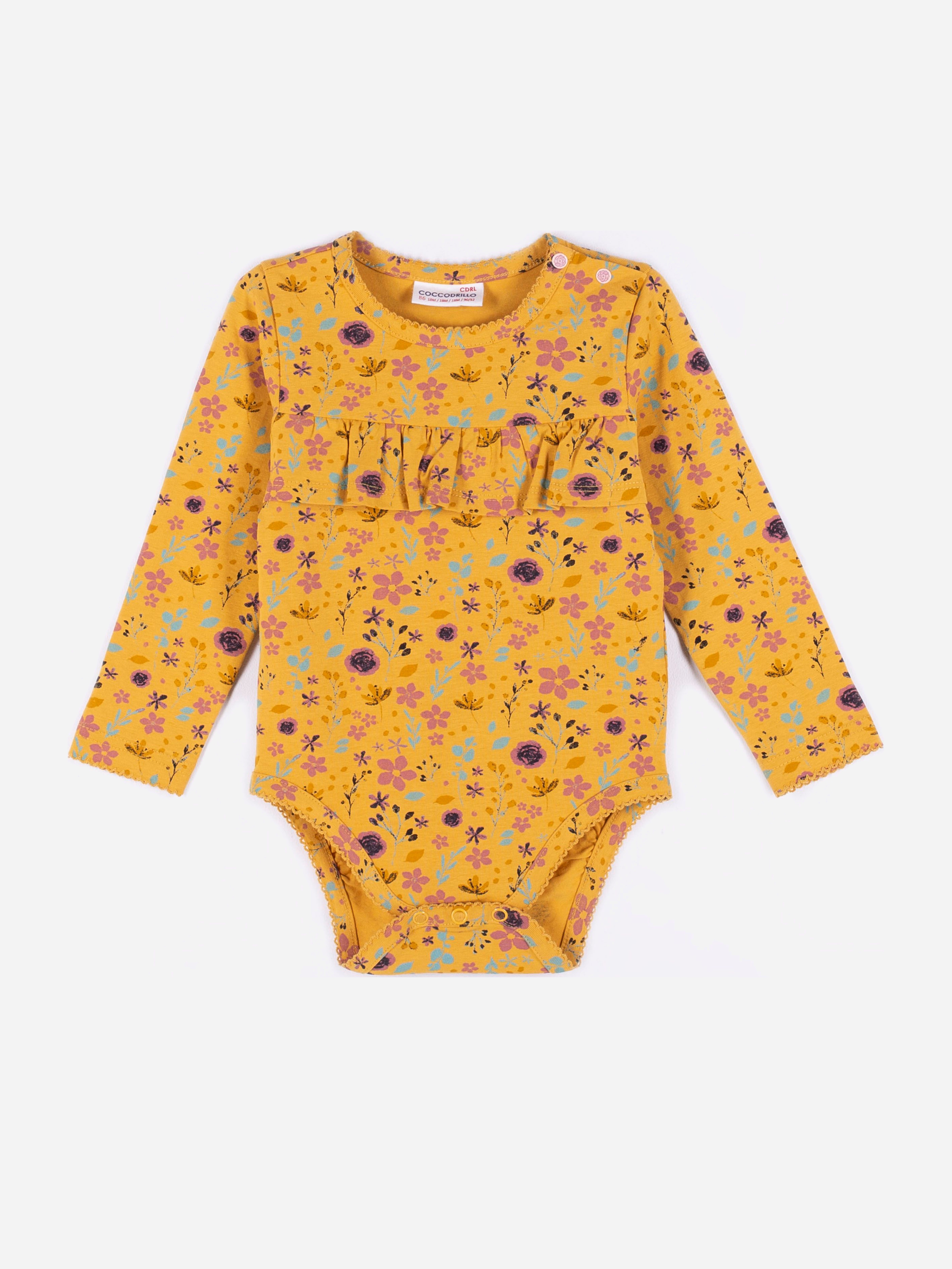 

Боди Coccodrillo Love WC1112101LOV-026 80 см Горчичное (5904705480523)