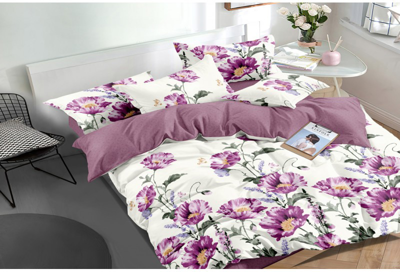 

Комплект постельного белья SoundSleep Purple flowers сатин 175х205