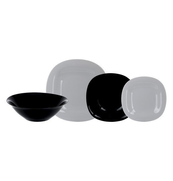 

Сервіз столовий (LM-7669n) Luminarc Carine Granit/Black 19 пр.