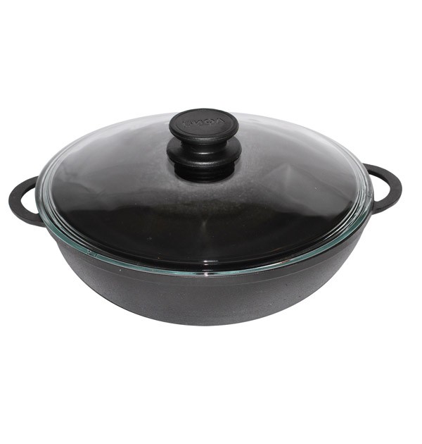 

Пательня (Bl-3203ПС) Biol WOK 5 л зі скляною кришкою 32 см