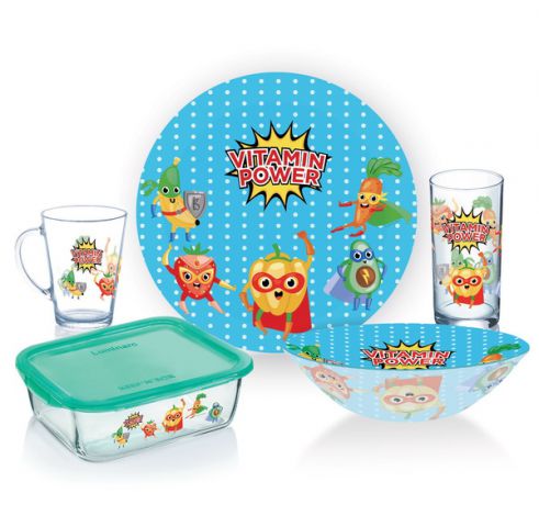 

Набір дитячий (LM-7869p) Disney Vitamin Power 5 пр.