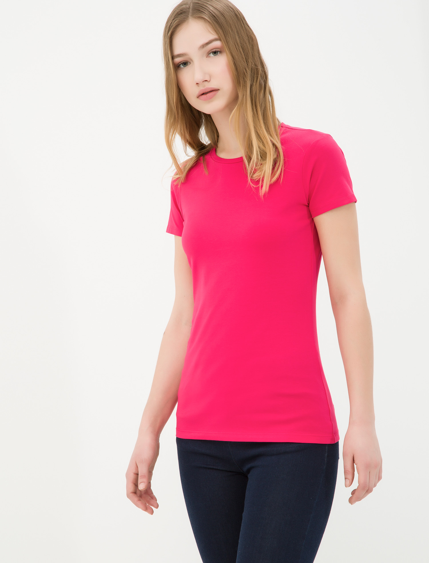 

Футболка Koton 6YAK12813CK M Fushia