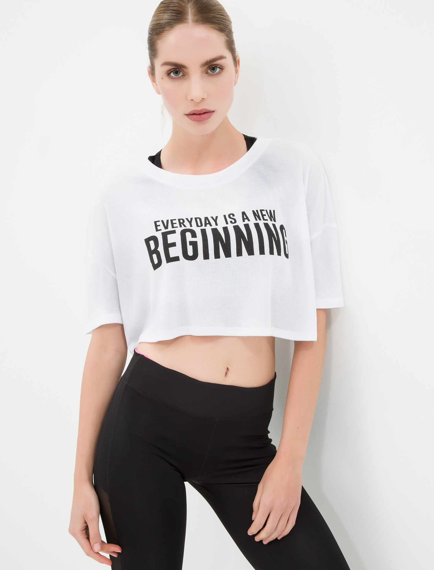 

Топ Koton 6YAK12465YK XL Off White