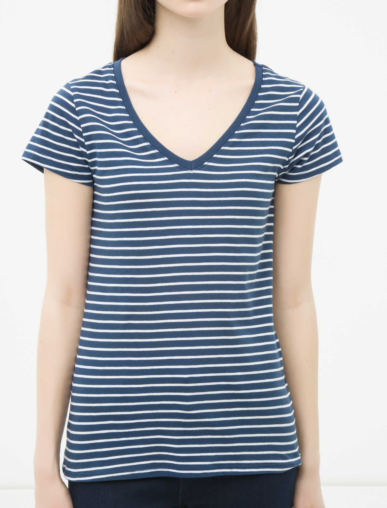 

Футболка Koton 6YAL11348OK S Marine Stripe