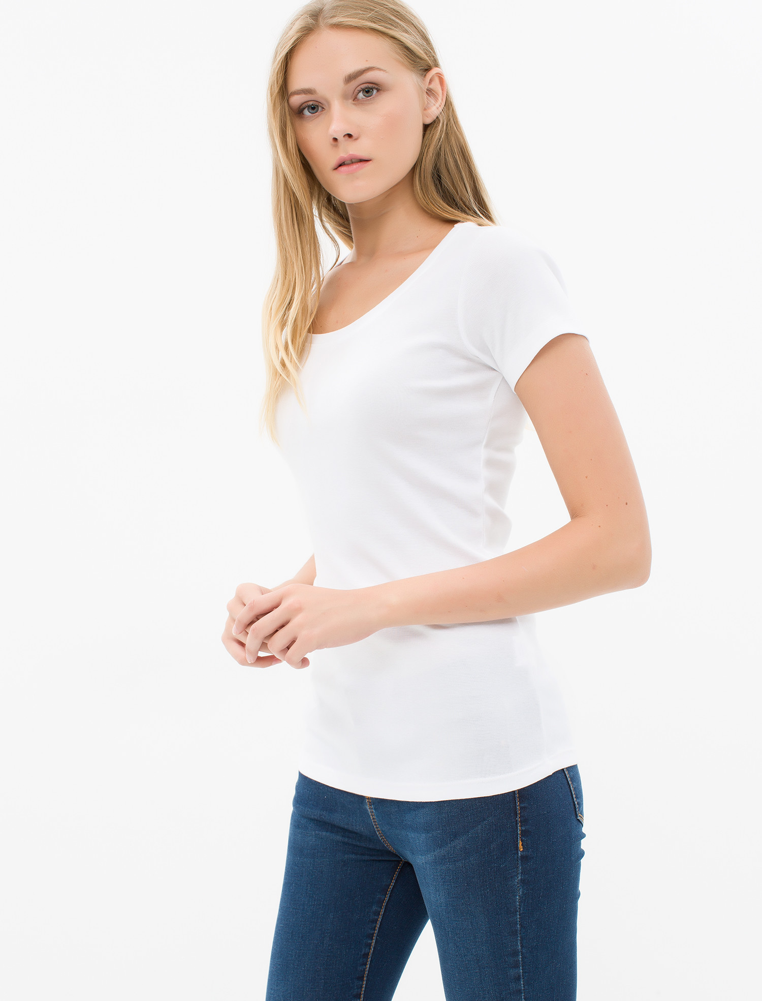 

Футболка Koton 7KTK12085SK M White