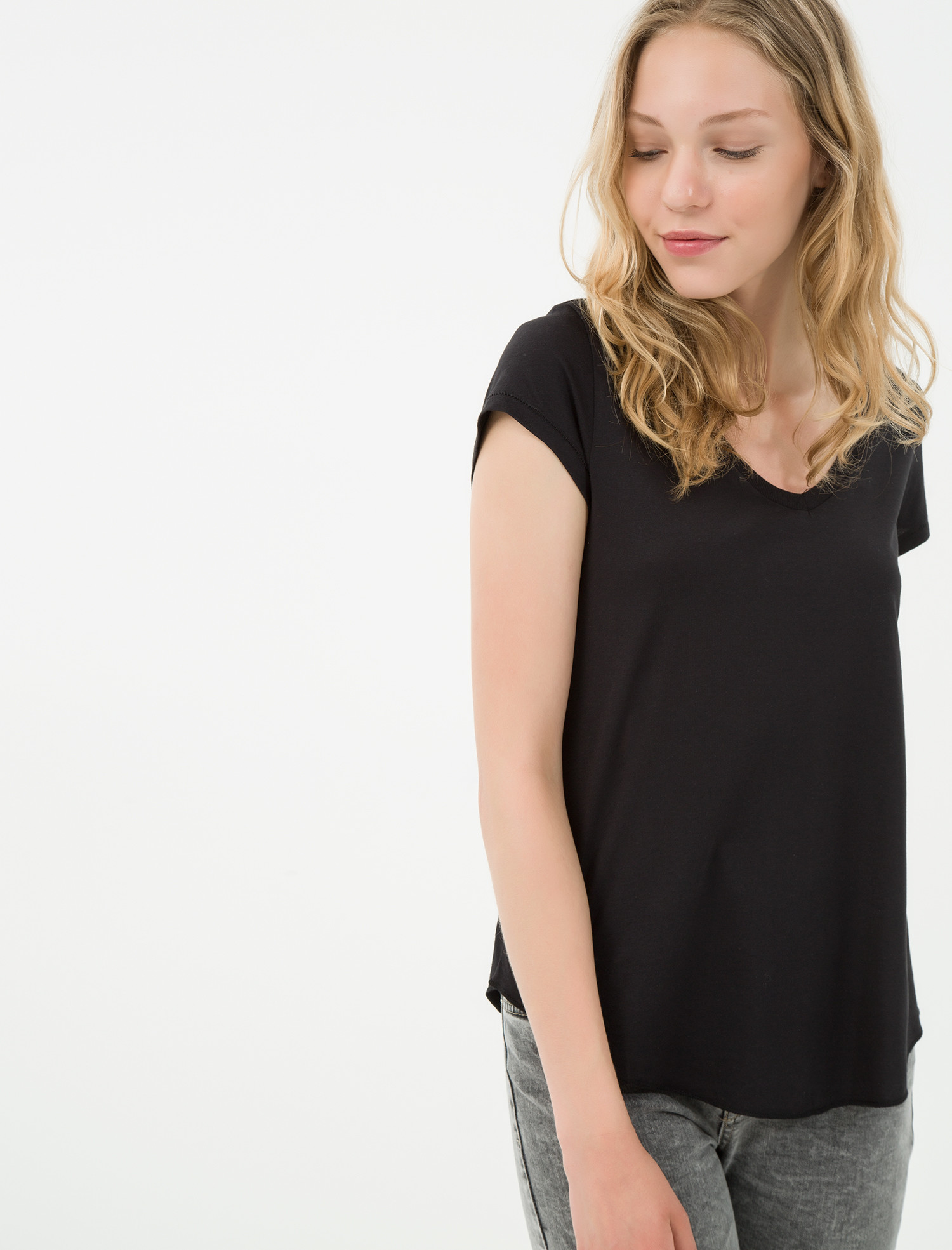 

Футболка Koton 7KAL11624JK XS Black