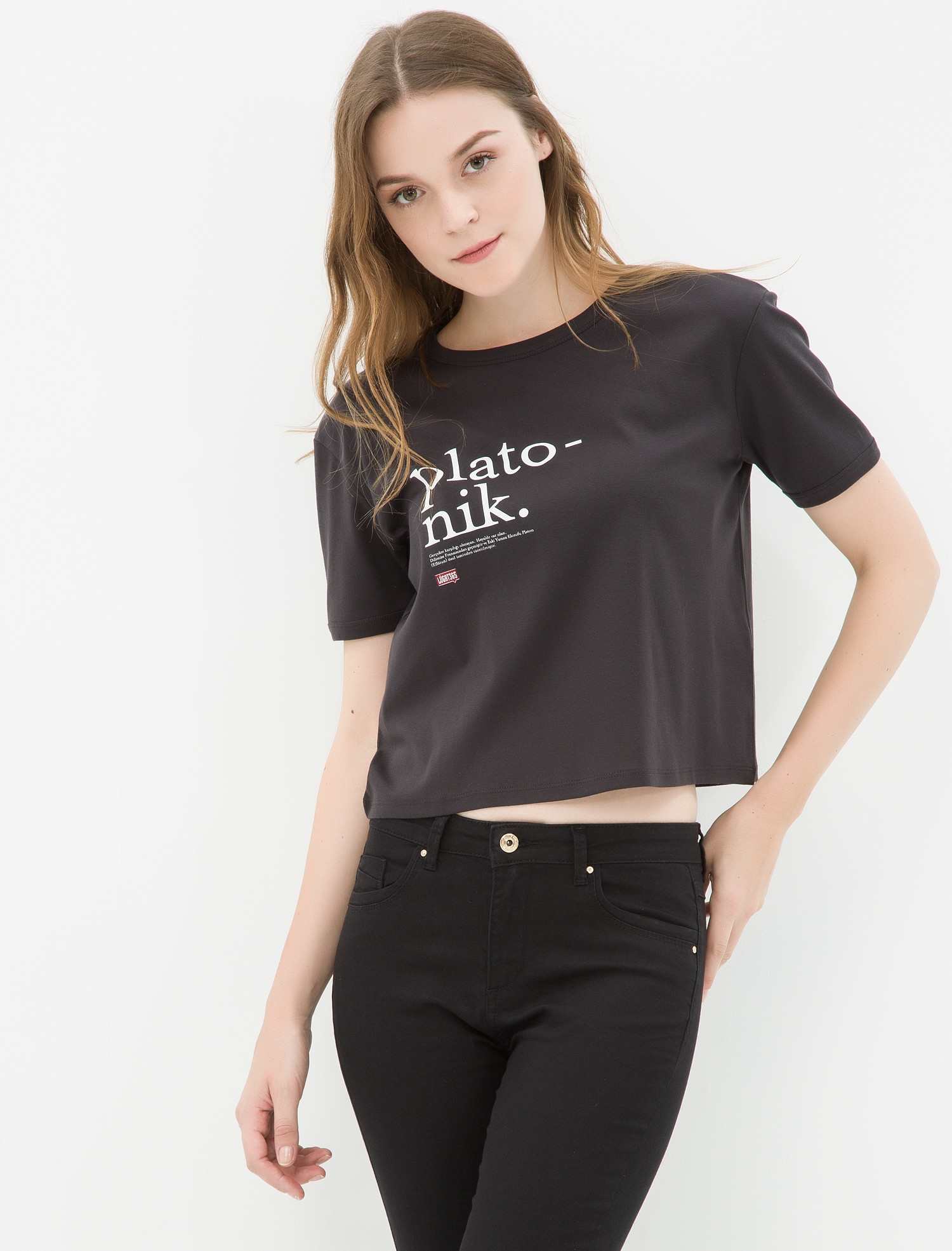 

Футболка Koton 7KAL11724JK L Black