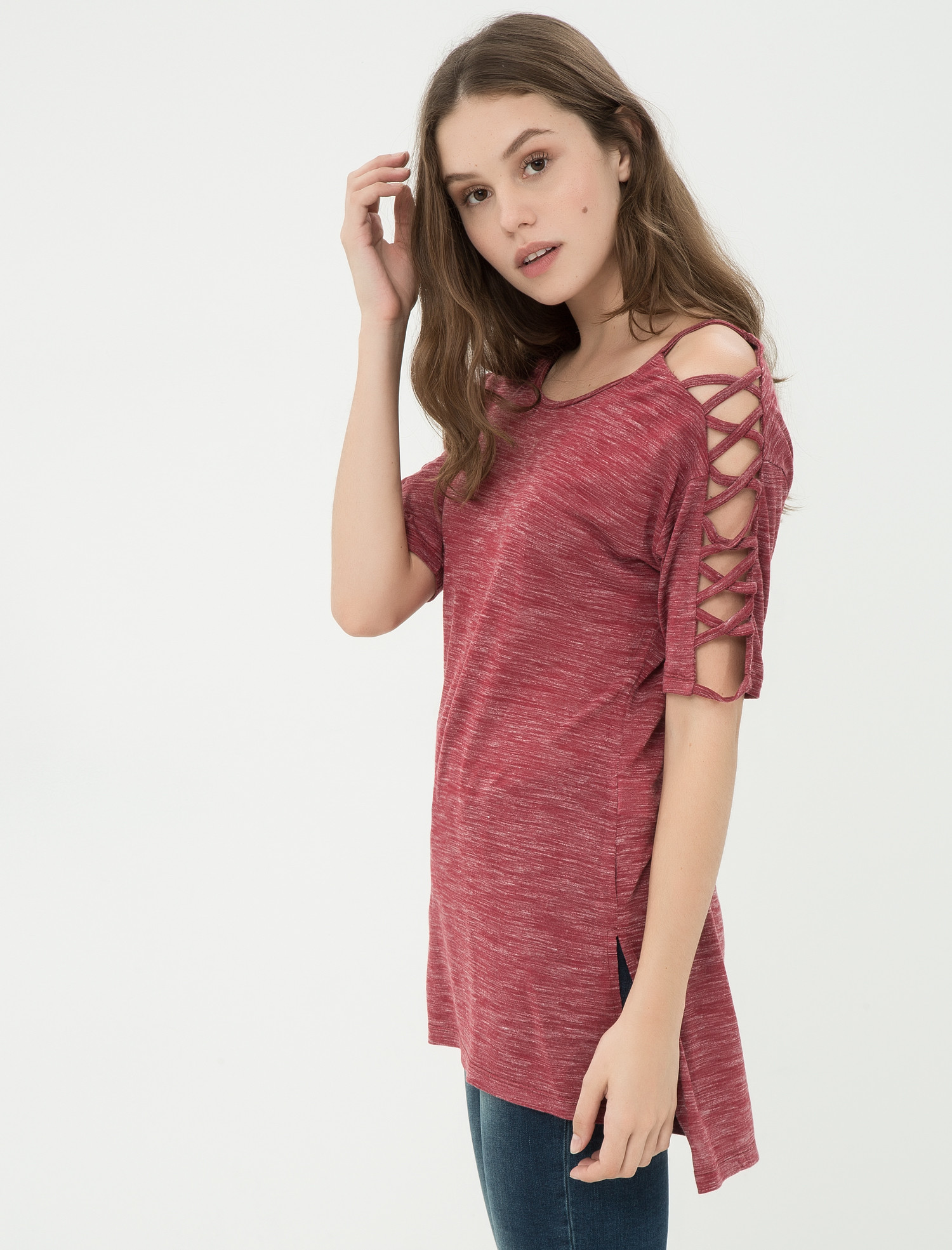 

Футболка Koton 7KAK18495OK XXL Bordeux