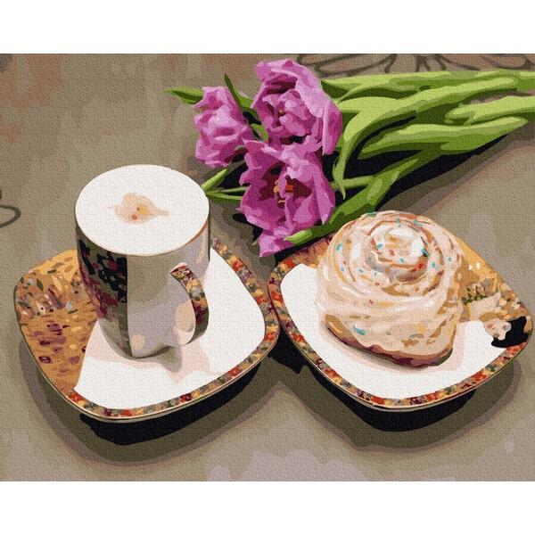 

Картина по номерам "Вкусное свидание" BrushMe холст на подрамнике 40x50см GX35697