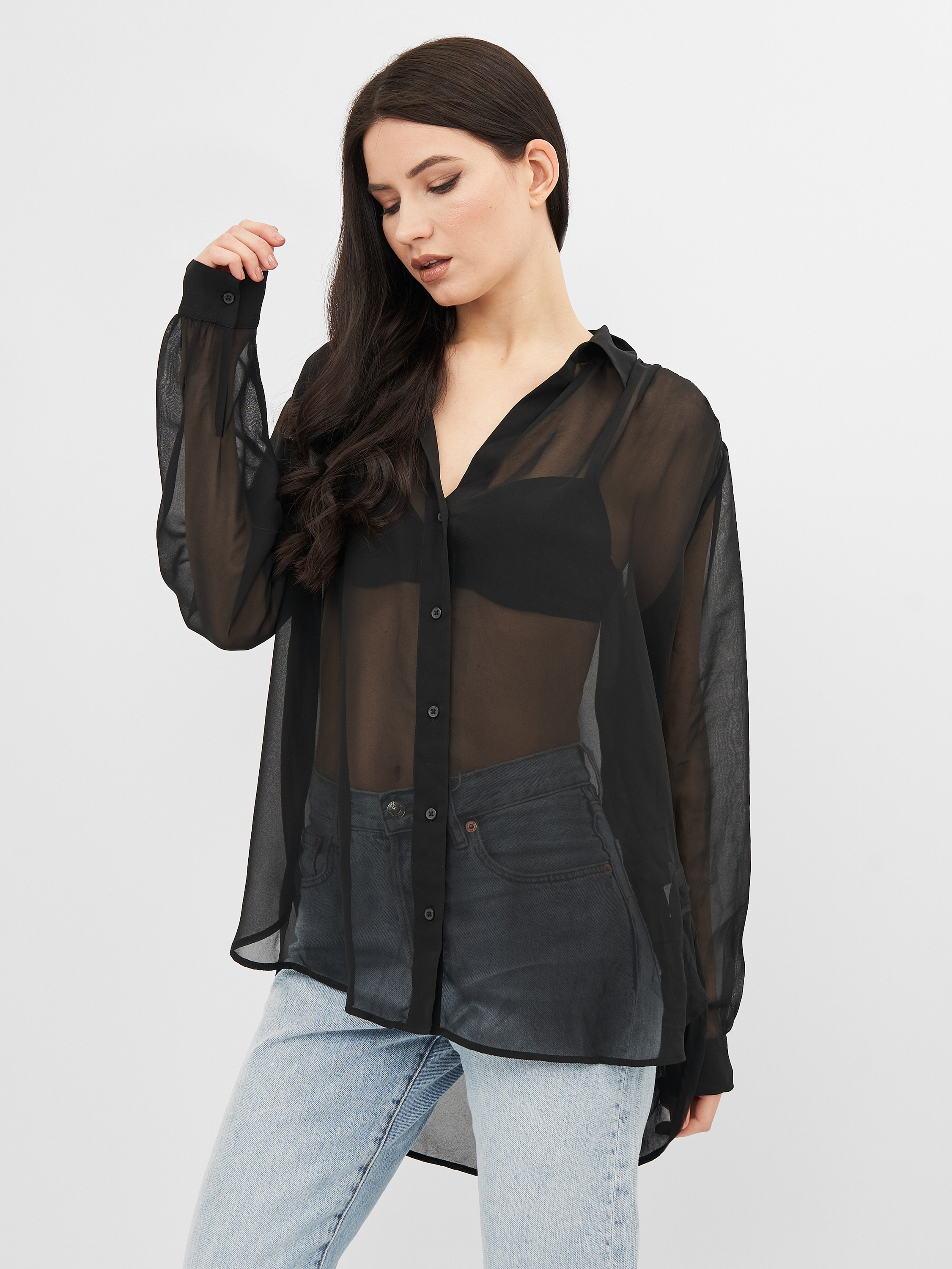 

Блузка H&M 2302-762890 38 Черная