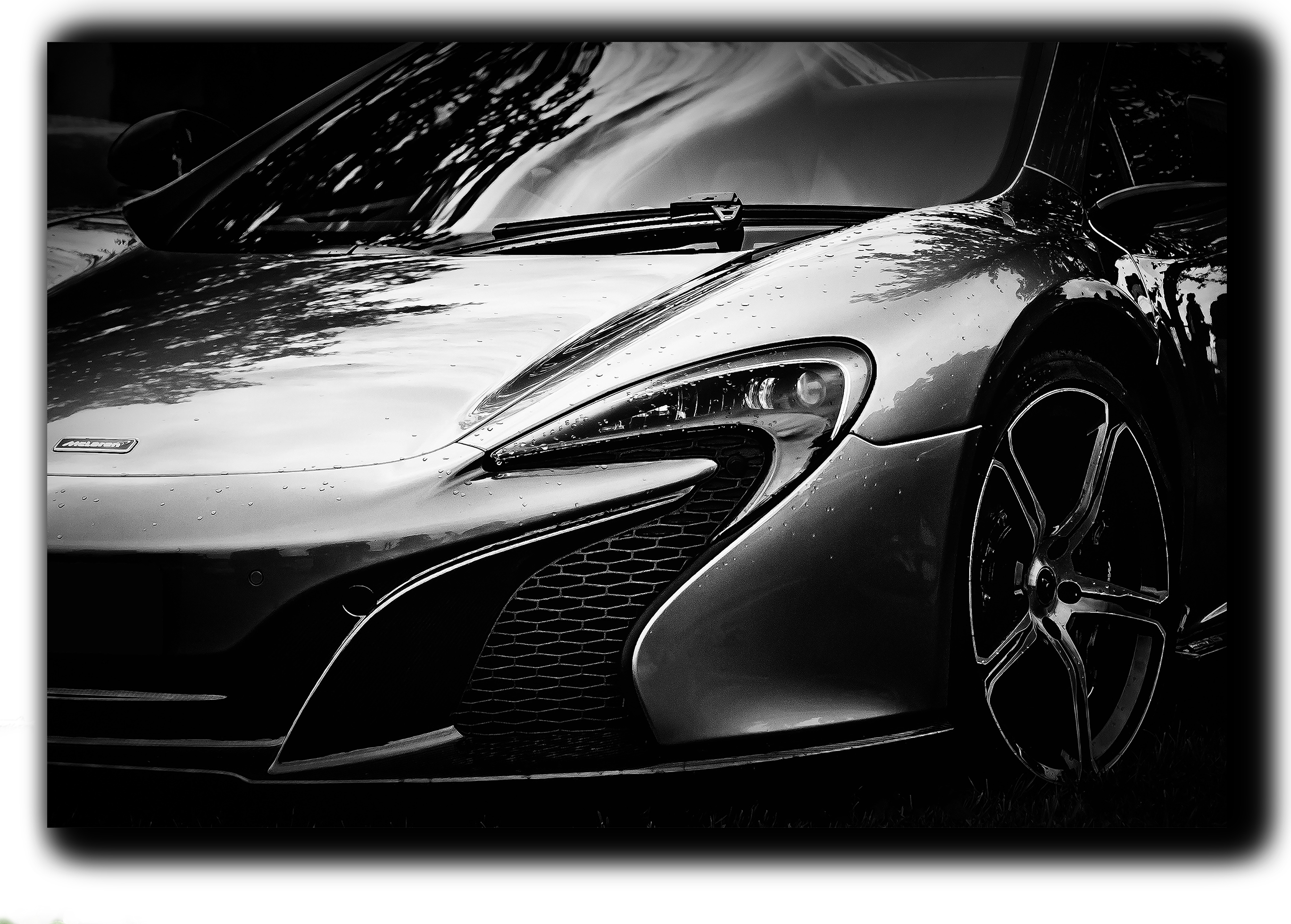 

картина на холсте Mclaren 650S суперкар Hotel Arizona HD 69 см x 102 см