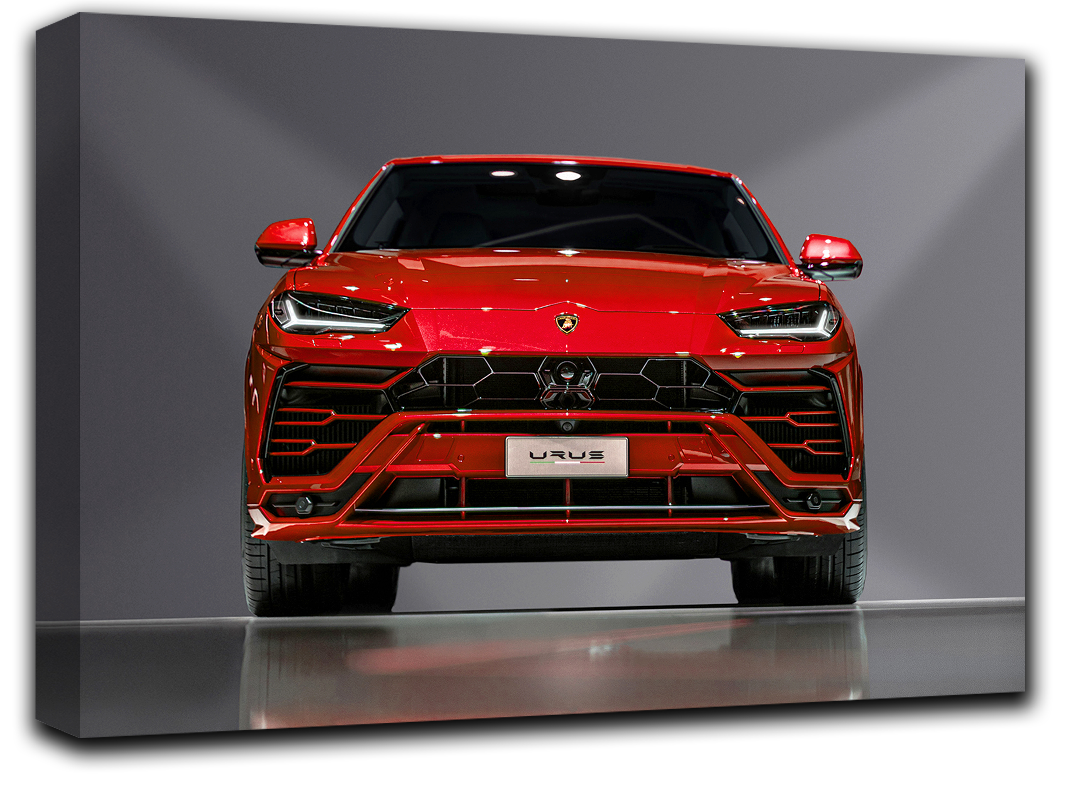 

картина на холсте авто внедорожник Lamborghini Urus споривное авто Hotel Arizona HD 69 см x 102 см