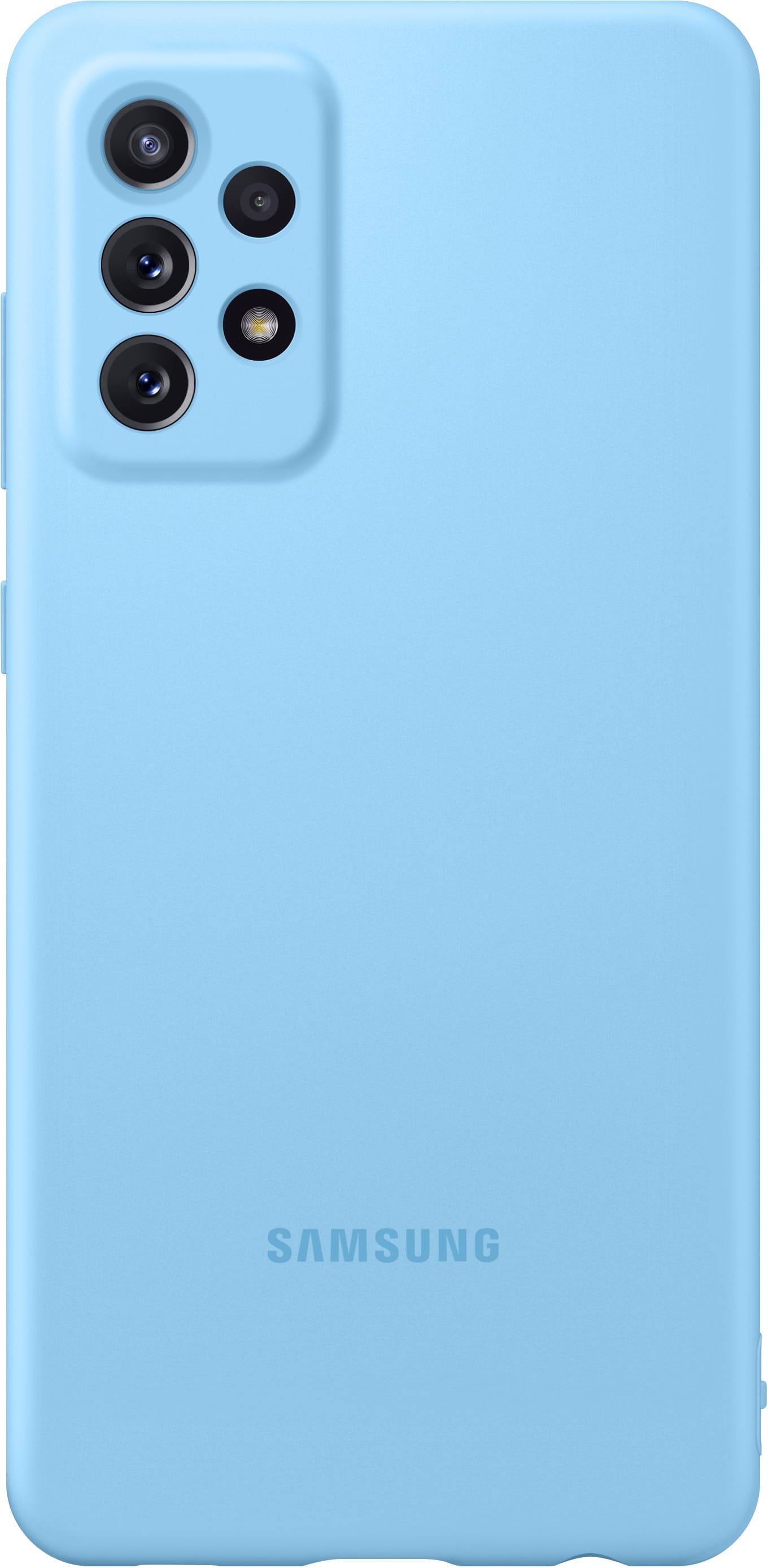 

Панель Samsung Silicone Cover для Samsung Galaxy A72 Blue (EF-PA725TLEGRU)