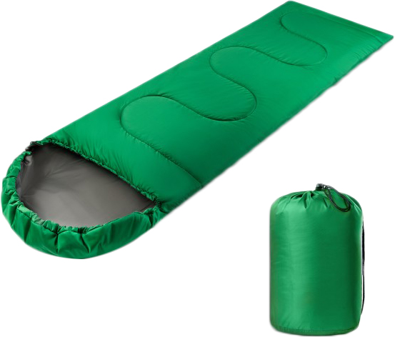 Акція на Спальник-одеяло Champion с капюшоном Зеленый (CHM00454-3) від Rozetka UA