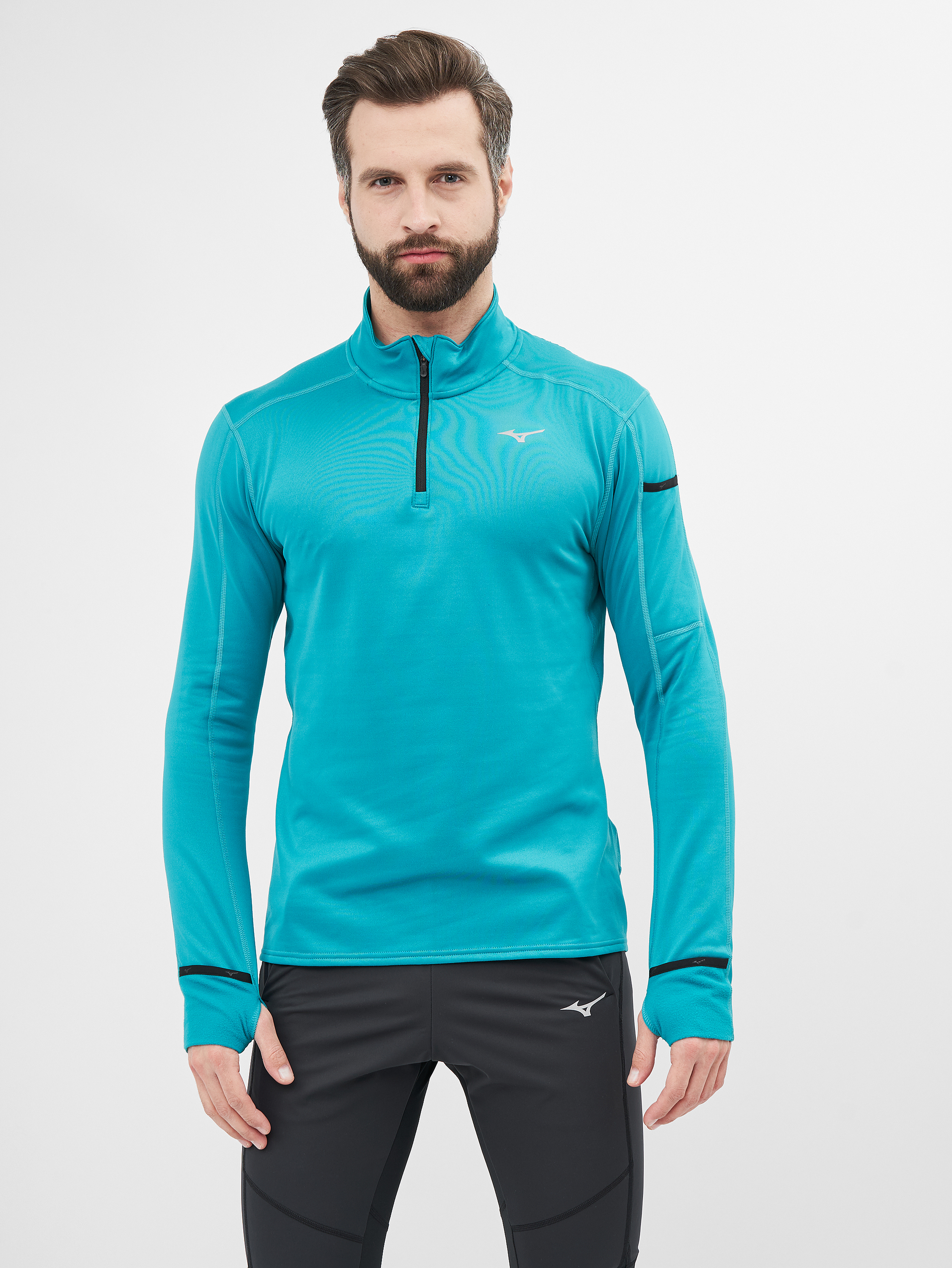 

Спортивная кофта Mizuno Warmalite J2GC951132 M Бирюзовая