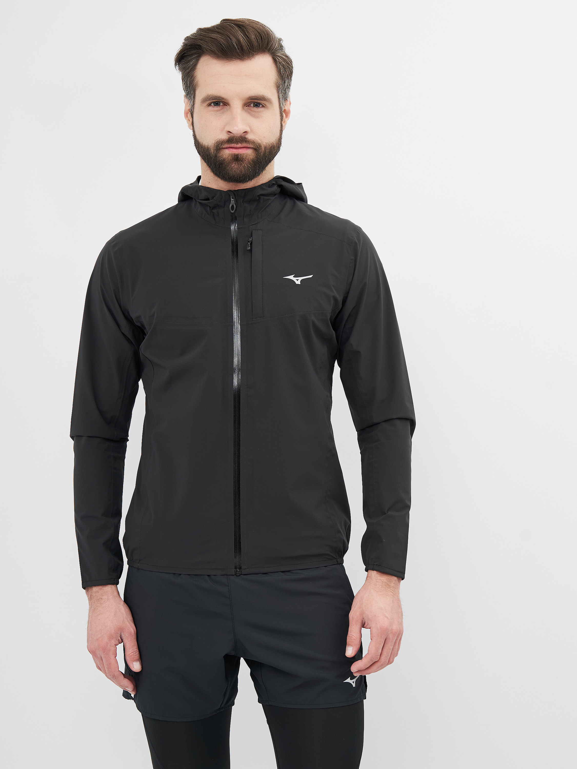 

Ветровка Mizuno J2GE800109  Черная, Ветровка Mizuno J2GE800109 S Черная