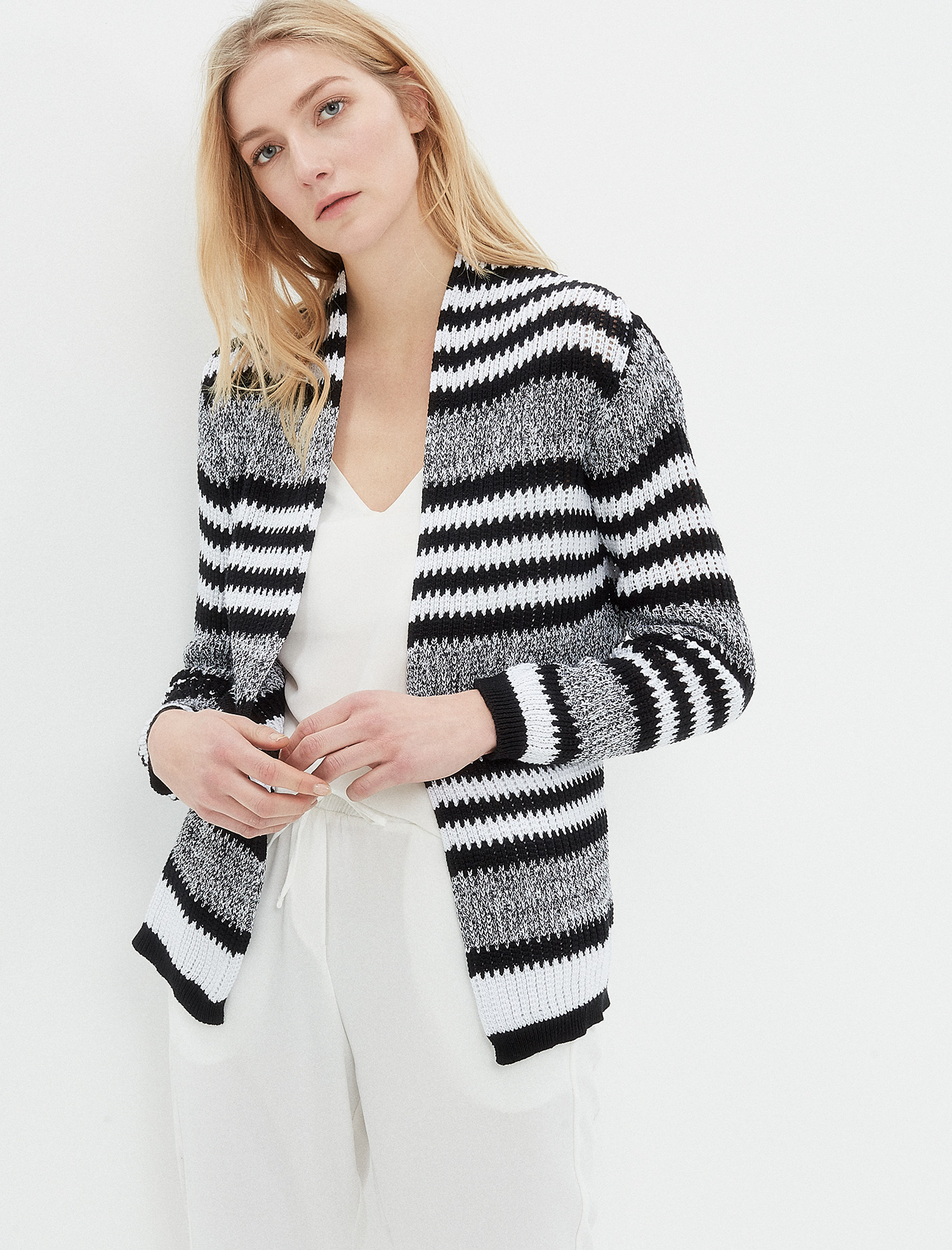

Кардиган Koton 7YAK92149HT M Black Stripe