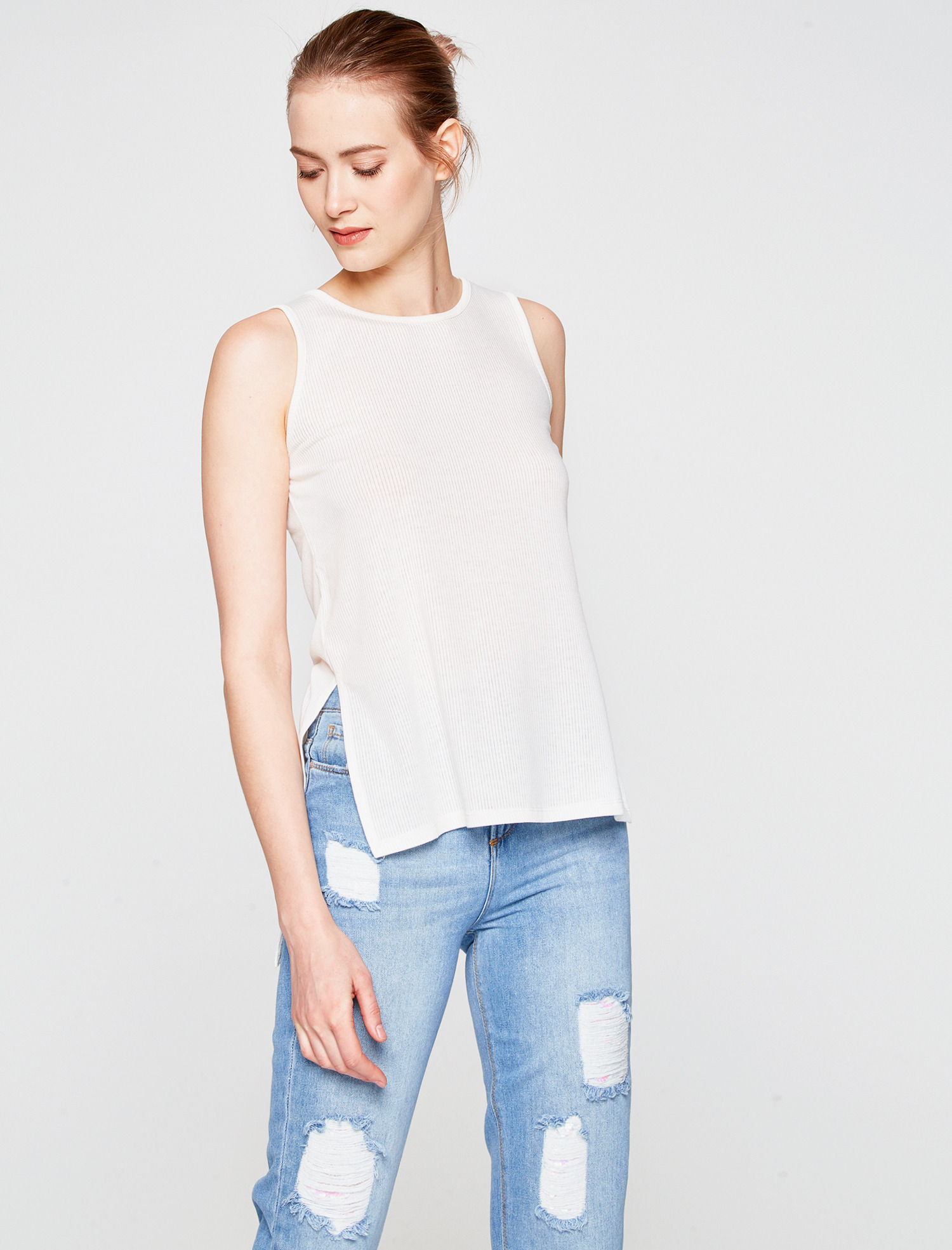 

Майка Koton 7YAK32372UK M Off White