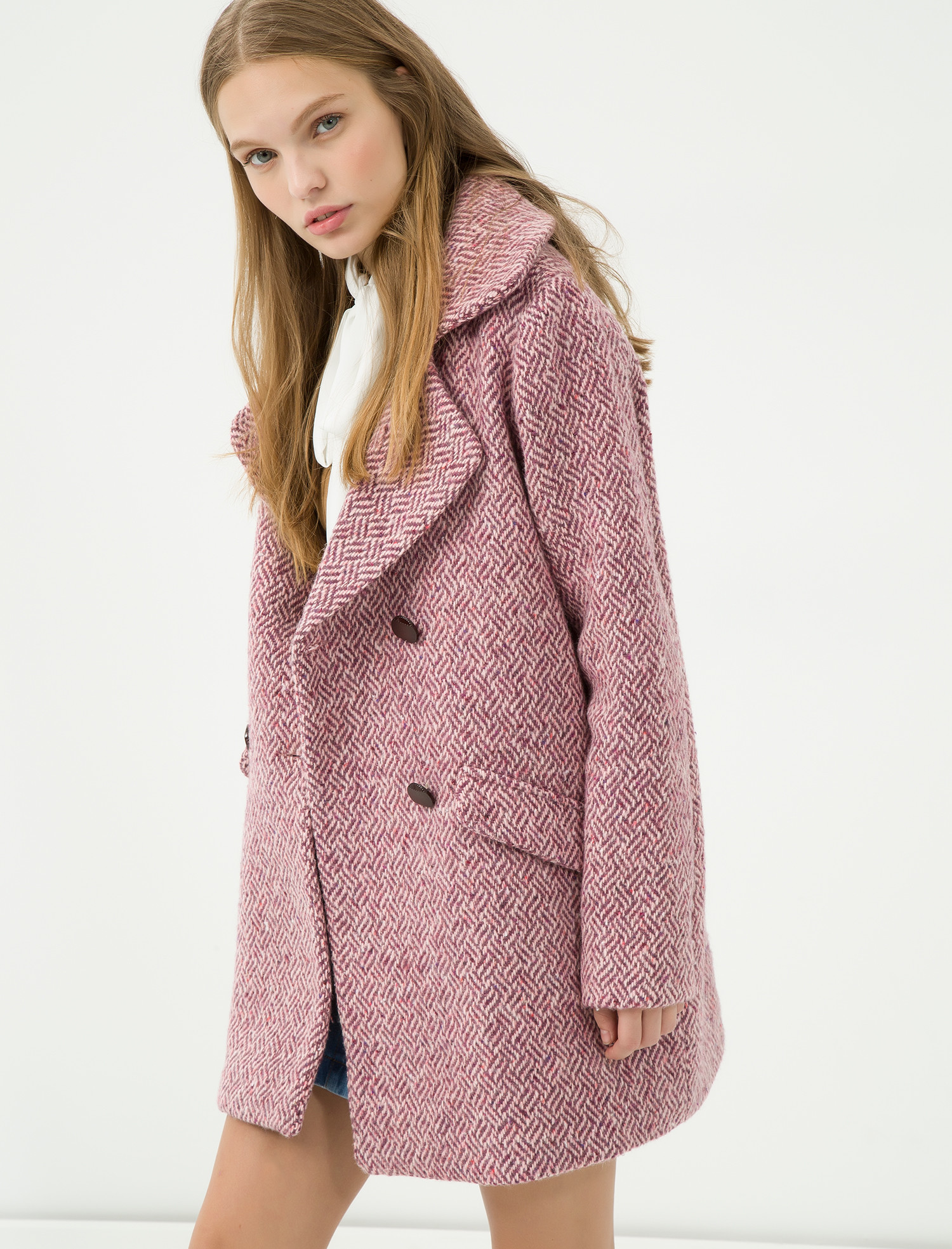 

Пальто Koton 7KAL07167JW 34 Fushia