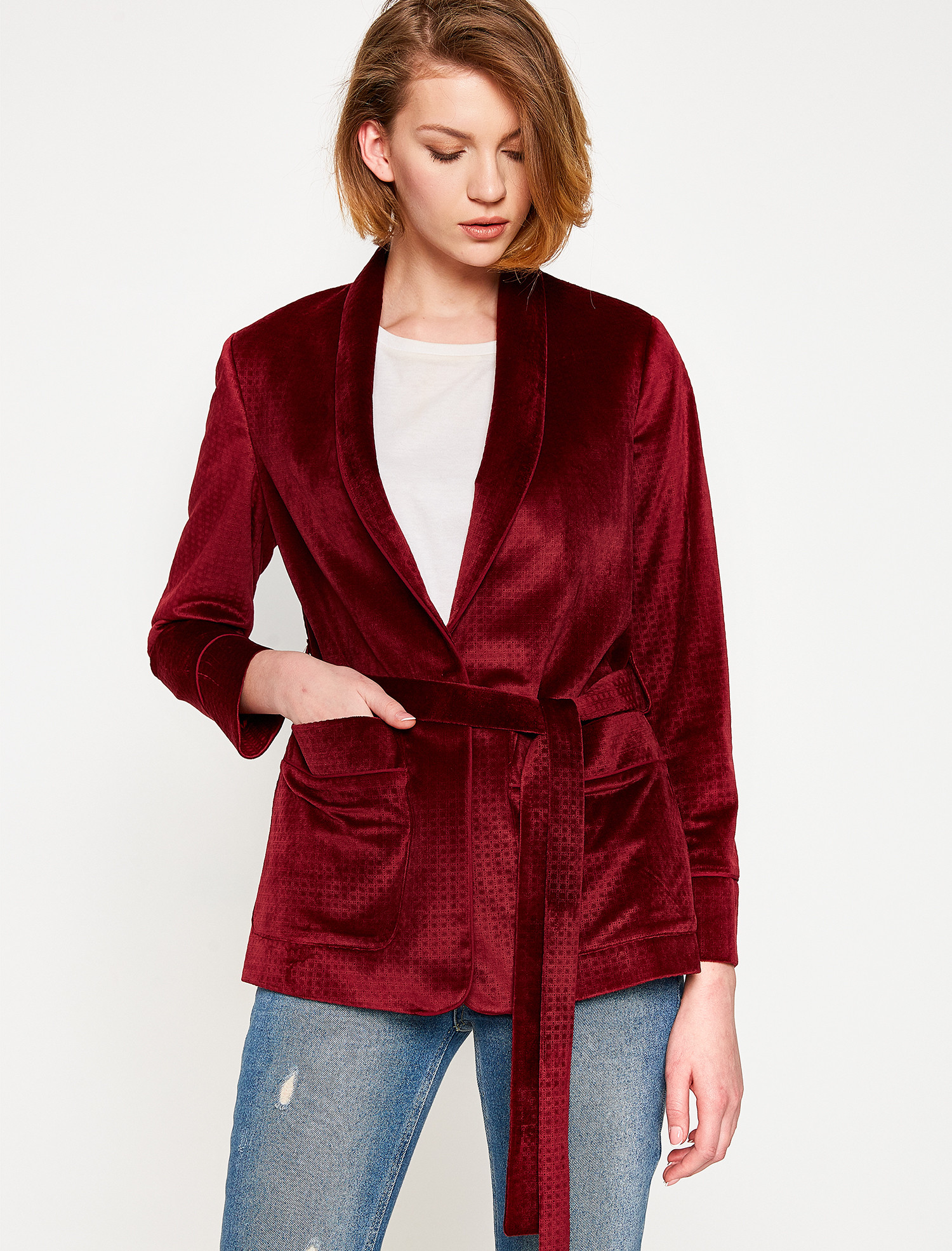 

Пиджак Koton 8KAK52127UK L Bordeux