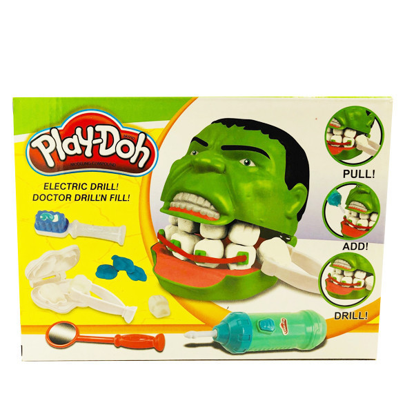 

Игровой набор Пластилин для лепки Play-Doh "Стоматолог Халк" 6618